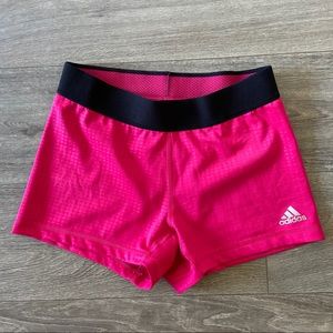 Adidas Pink Techfit Shorts